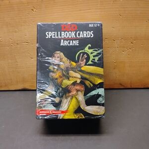 Dungeons & Dragons Spellbook Cards - Arcane (Black & Yellow) Sealed